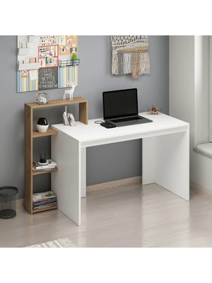 Homeizi Velora Çalışma Masası - Beyaz/rahle