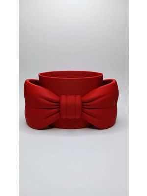 Fiyonklu Dekoratif Saksı – 3D Baskı Şık Masaüstü Çiçeklik Organizer (74X75X140 Mm)