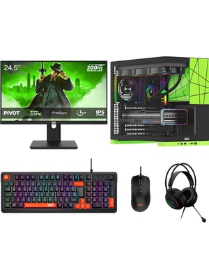 Dragos DRX8348 Ryzen 7 5700X 32GB 1tb Nvme 16GB RTX5060TI 24.5 Inç 200Hz 1ms Oyuncu Oem Paket