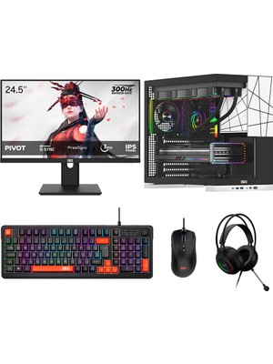 Dragos DRX8757 Ryzen 7 7800X3D 16GB Ddr5 512GB Nvme 16GB RTX5080 24.5 Inç 300Hz 1ms Oyuncu Oem Paket