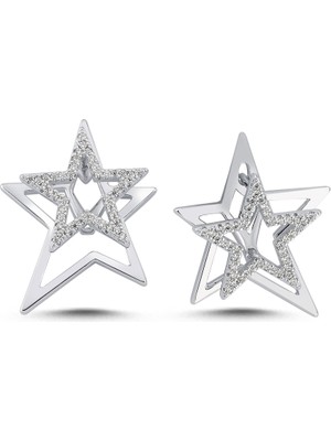 Merano Design Scuti Rhodium Küpe