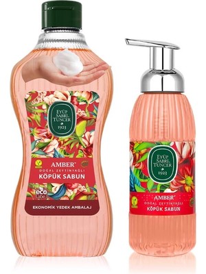 Eyüp Sabri Tuncer Amber Doğal Zeytinyağlı Köpük Sabun 1.5 LT+500 ml