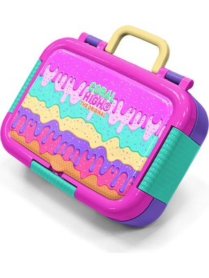 Coral High Kids Pembe Rengarenk Dondurma Desenli Paslanmaz Çelik Beslenme Kabı 39244