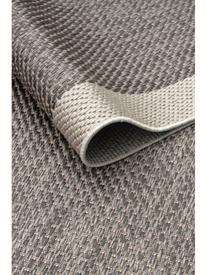 Elvey Home Sisal Çerçeveli Silinebilir Leke Tutmaz Iskandinav Bohem Yumuşak Doku Kaymaz Koridor Mutfak Halısı