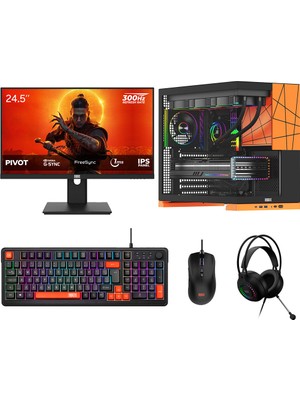 Dragos DRX8446 Ryzen 5 7500X3D 32GB Ddr5 1tb Nvme 16GB RTX5060TI 24.5 Inç 300Hz 1ms Oyuncu Oem Paket