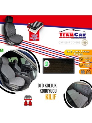 PINUKS Minder Kilim Tip  Ön + (Arka Serme)  3 Parça  Model:02 Oto Aksesuar Premium