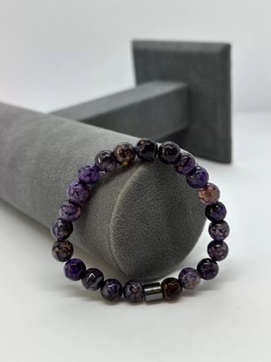 Bazarhane Akik Taş Bileklik Faset Kesim