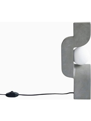 101 Copenhagen Sitting Man Mini Koyu Gri, Dekoratif El Işçiliği Tasarım Masa Lambası