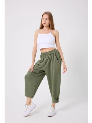 Yeni Sezon Şalvar Pantolon – Siyah, Bordo, Haki Renk Seçenekli Rahat Kesim Kadın Pantolon