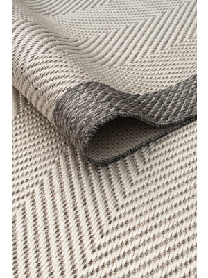 Elvey Home Sisal Çerçeveli Silinebilir Leke Tutmaz Iskandinav Bohem Yumuşak Doku Kaymaz Koridor Mutfak Halısı