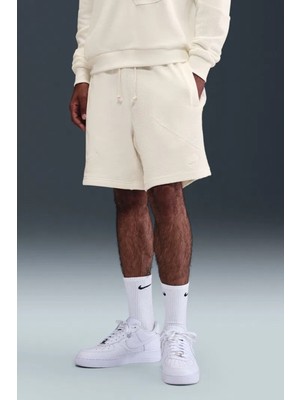 Nike Giannis Fleece 8" Mens Short Erkek Fransız Havlu Kumaş 20 cm Şort Beyaz