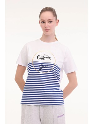 Kinetix Wl Betıa 11BT263 5fx Mavi Kadın Kısa Kol T-Shirt
