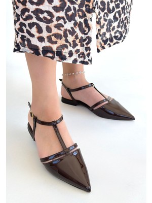 We&Me Canca Kahverengi Rugan Babet Ayakkabı