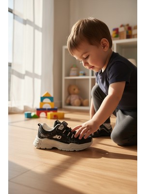 Enoch Destekli Bilek Yapısı ve Cırtlı Çocuk Spor Ayakkabı