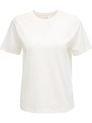 Reebok Verk Tee Ekru Kadın Kısa Kol T-Shirt