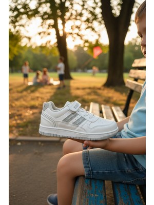 Enoch Burun Delikli Havalandırmalı ve Cırtlı Çocuk Spor Ayakkabı