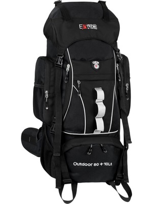 Cakard Extreme Outdoor 80+10 Litre Dağcı Sırt Çantası – Kamp, Trekking ve Hiking Için Profesyonel Sırt Çantası