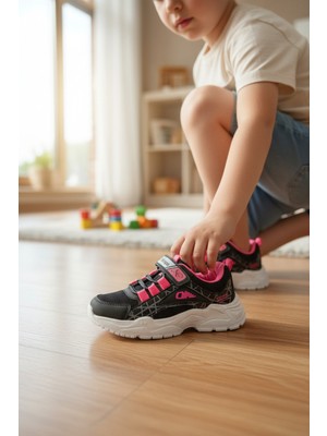 Enoch Destekli Bilek Yapısı ve Cırtlı Çocuk Spor Ayakkabı