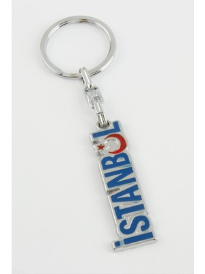 Starseven Istanbul Yazılı Metal Anahtarlık