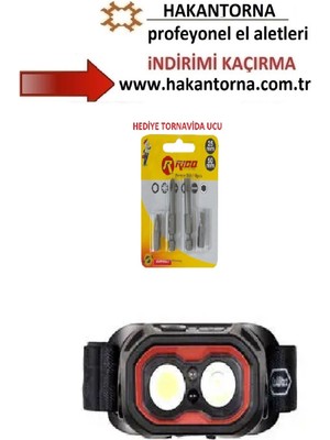 ALWAYSSPEED Ht-Rico 013-RC0042 Şarjlı LED Lamba Fener Işıldak Kampçı Tamirci Lambası 800 Lümen