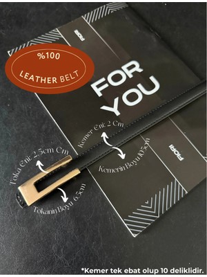 Fiori Hakiki Deri Bombeli Tasarım Tokalı Ince Kadın Kemeri, Ceket Kemeri, Gömlek Kemeri, Elbise Kemeri