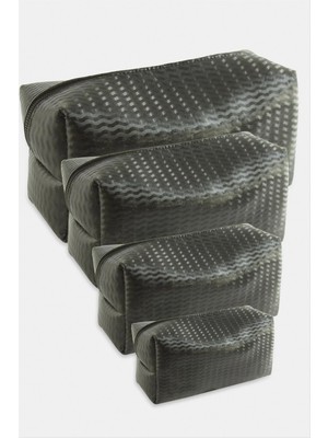 Starseven 4 Adet El Tutmalı Makyaj Çantası