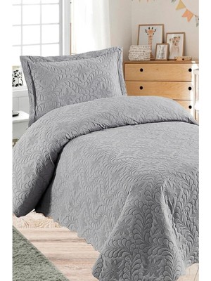 Örtüm Sofline Çift Kişilik Düz Renk Kapitone Yatak Örtüsü, Sade ve Şık Görünüm (250 x 260cm)