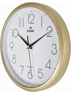 Eastar A908 C 3D Kabartma Rakamlı Sessiz Duvar Saati (25.5 Cm)