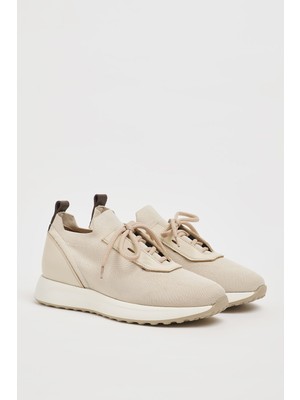 Faruk Balkanas Omega Model Örme Triko Kumaş Eva Taban Sneaker Ayakkabı