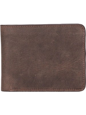 K-Yonlineticaret Pier Deri Erkek Cüzdan Koyu Kahve