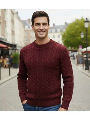 Jakc Ways Bisiklet Yaka Erkek Triko Kazak