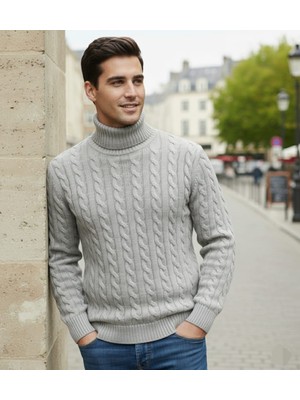 Jakc Ways Balıkçı Yaka Erkek Boğazlı Kazak