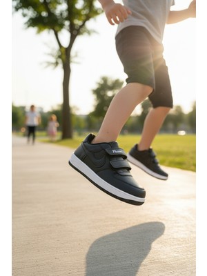 Enoch Çift Cırtlı Bandaj Sistemli ve Sportif Hatlı Çocuk Ayakkabı