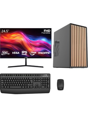 Turbox TX8661 I7 3770 8gb Ram 256GB SSD 24.5 Inç Monitör Masaüstü Ofis Oem Paket
