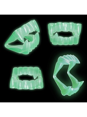 Fosforlu Çift Damak Takma Vampir Dişi