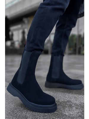 MN223 - Srt Alaska Süet Erkek Bot Sıyah