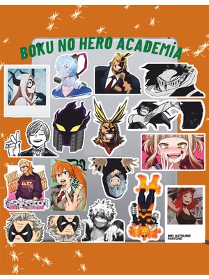 Hediyene Bak Boku No Hero Seri 2 Sticker Set | Laptop Ajanda Notebook Tablet Telefon Defter Etiket Bullet Journal