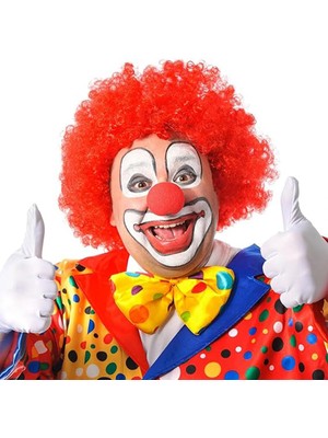 Kırmızı Renk Sünger Palyaço Burnu Takma Burun 10 Adet