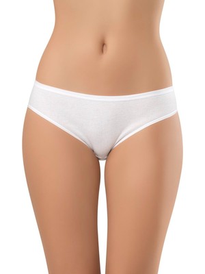 Erdem Kadın Pamuklu 6'lı Paket Ribana Külot 2504