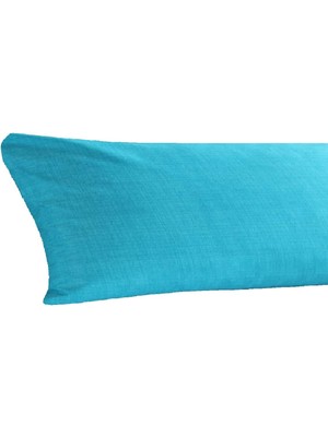 Renklimestore AT7576 Yan Yatış Yastık Kılıfı, Turkuaz, 120X40CM