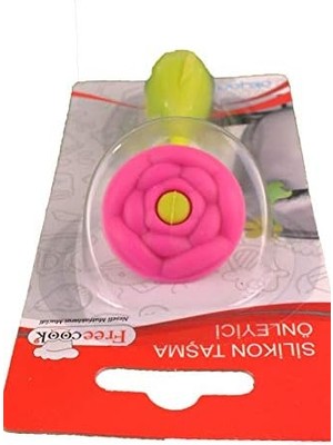 Renklimestore ® Çiçek Tasarımlı Silikon Çorba, Süt Taşma Önleyici Aparat