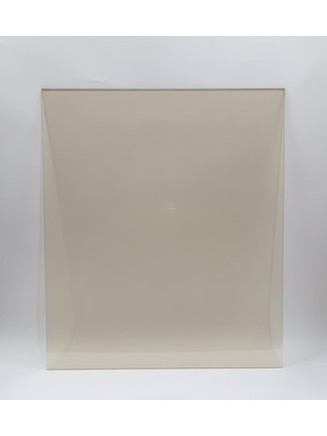 65 x 50 Yüksek Isıya Dayanıklı Şömine Kuzine Soba Camı 4 mm - Seramik Cam (Bal Rengi, Şeffaf)