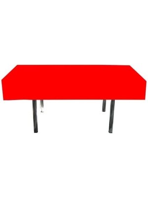 Renklimestore - Düz Kırmızı Doğum Günü Masa Örtüsü 137 * 183