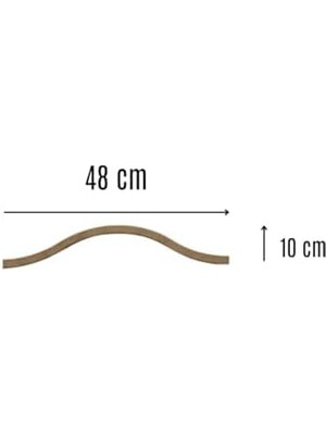 Renklimestore Boyanabilir Dekoratif Duvar Süsü