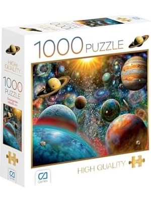 Renklimestore Gezegenler 1000 Parça 2,2mm Kalınlık 48X68CM Profesyonel Hobi Puzzle Yapboz Serisi