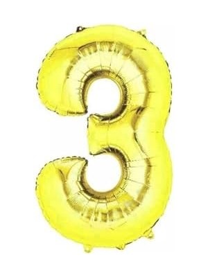 Renklimestore 3 Rakam Folyo Balon 100 cm