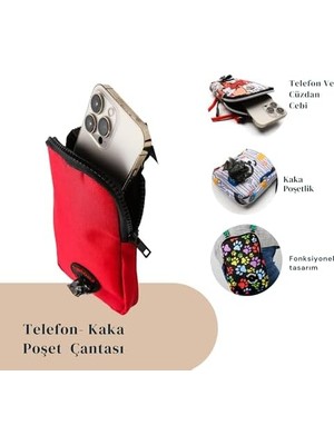 Renklimestore Pawlook Cep Telefonu Çantası Kırmızı