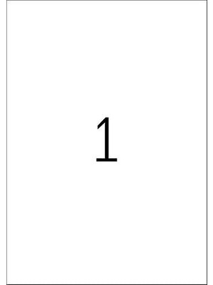 Renklimestore 4375 Hava Şartlarına Dayanıklı Folyo Etiketleri Dın A4 Şeffaf 210 x 297 Mm, 25 Yaprak, Polyester Folyo, Mat Kendinden Yapışkanlı, Yazdırılabilir, Kalıcı Yapışan Yapışkan Folyo, 25 Yapışkan