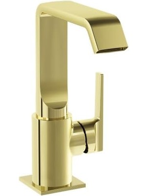 Renklimestore Suit A4261674 Lavabo Bataryası, Yandan Soft Altın