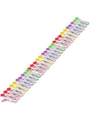 Renklimestore Papatya Desenli Silikon Mandal, Beyaz, 30 Adet